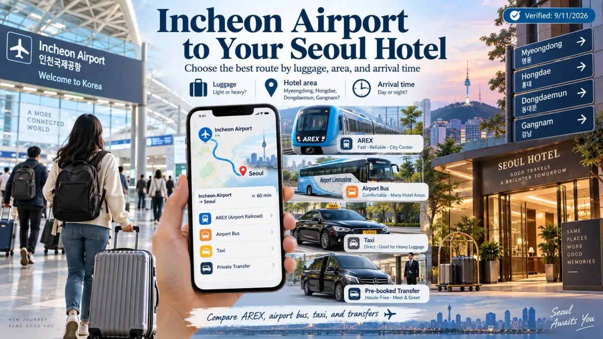 Featured image for travelers choosing where to stay in Seoul
